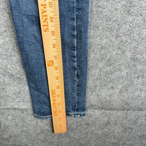 AGOLDE Sophie Distressed High Rise Skinny Crop Jeans A018-843 Size 28 - Picture 6 of 12